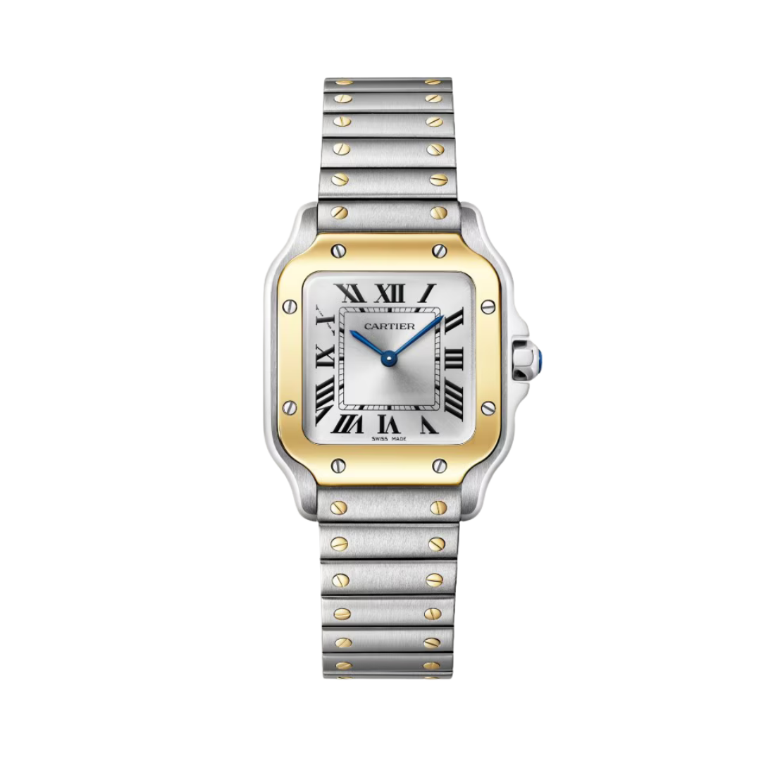 Cartier Santos Gold and Silver pour femme