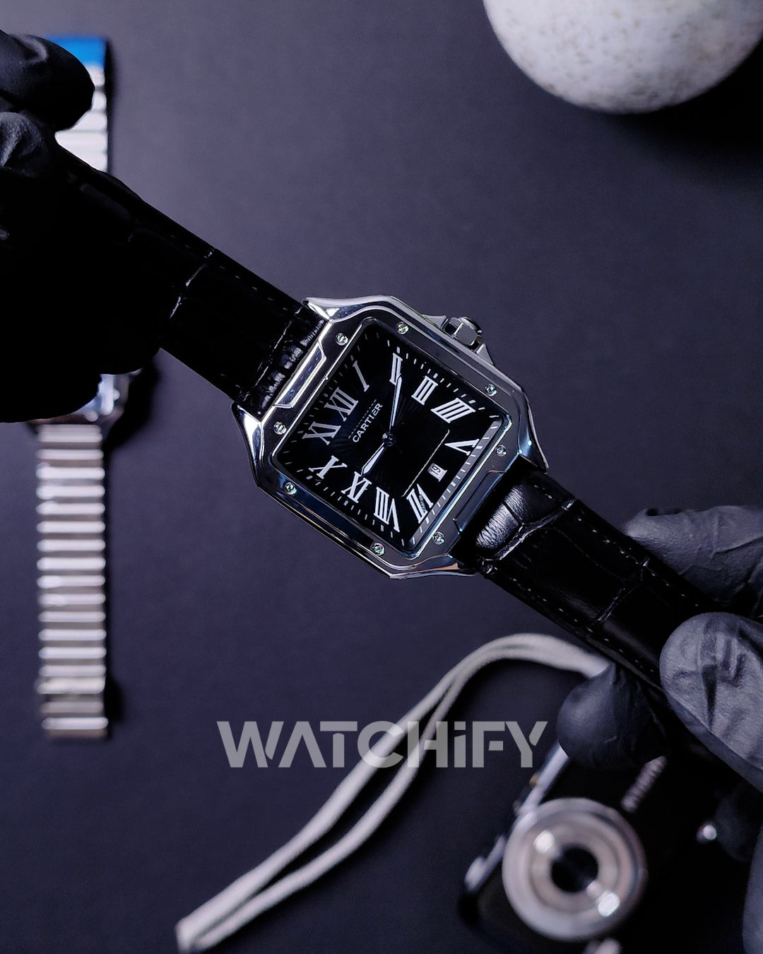 Cartier Leather Noir