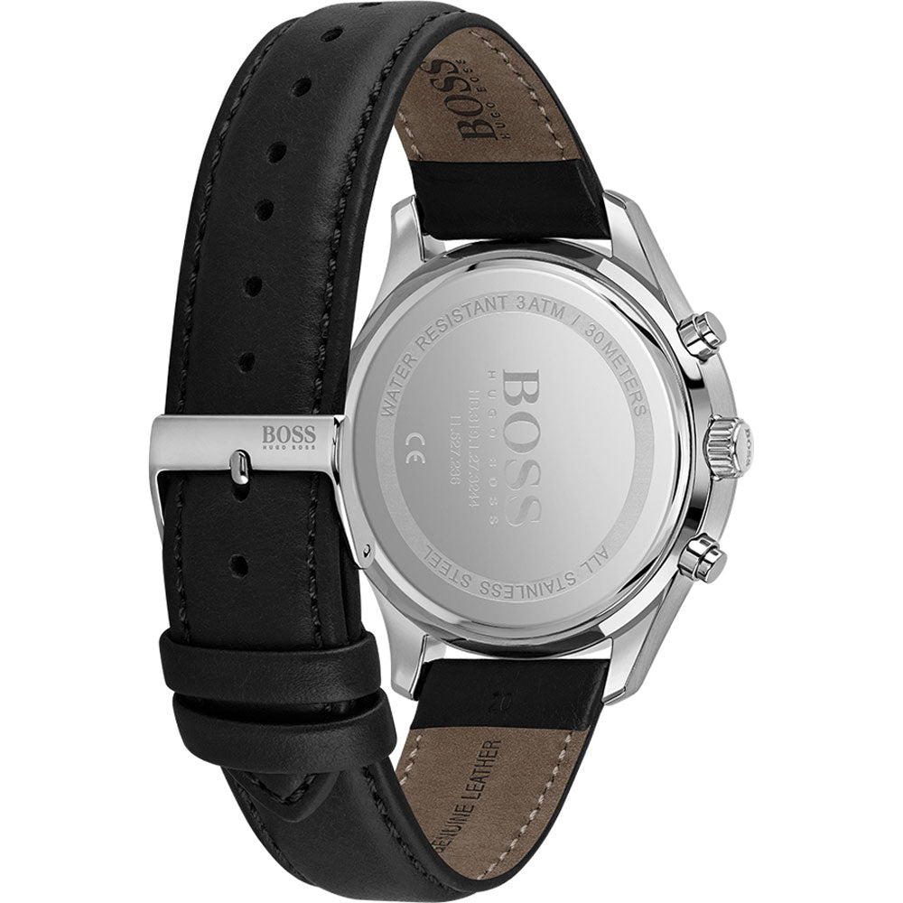 Hugo Boss Leather Ceinture noir