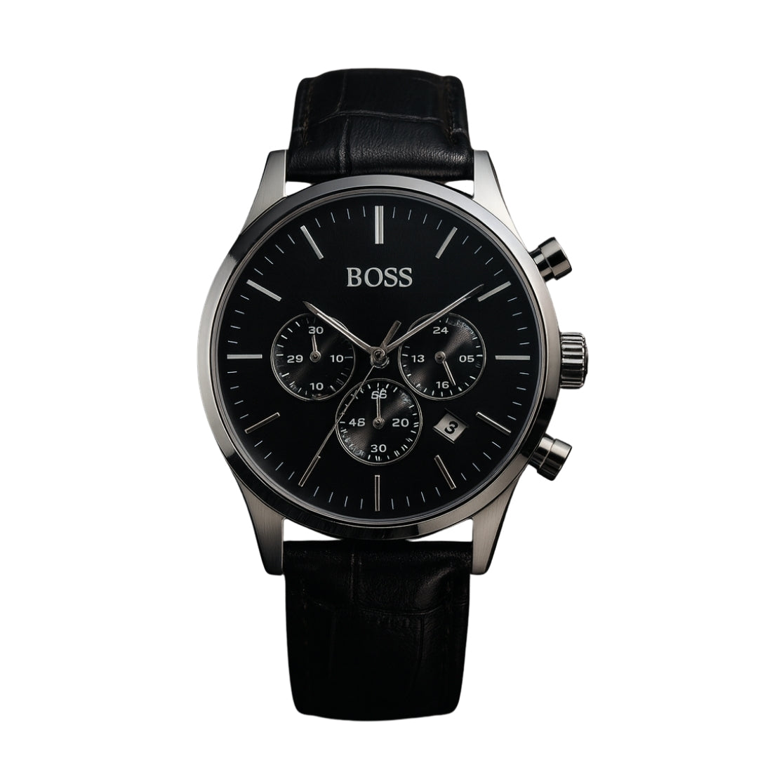 Hugo Boss black Leather