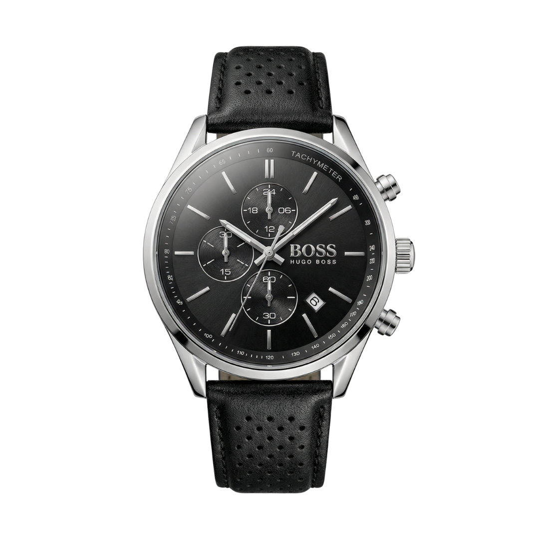 Hugo Boss 3 Leather Black