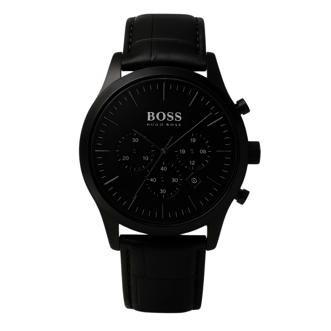 Hugo Boss Leather All Black