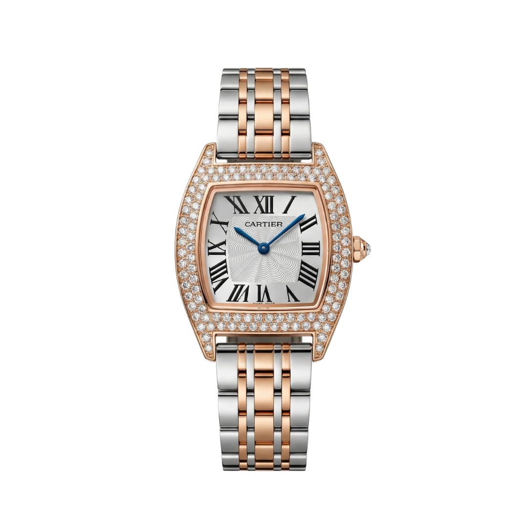 Cartier Cristal Rose Gold and Silver pour femme