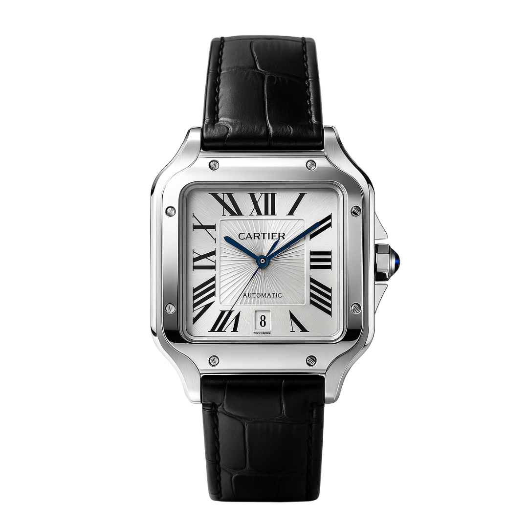 cartier leather blanc