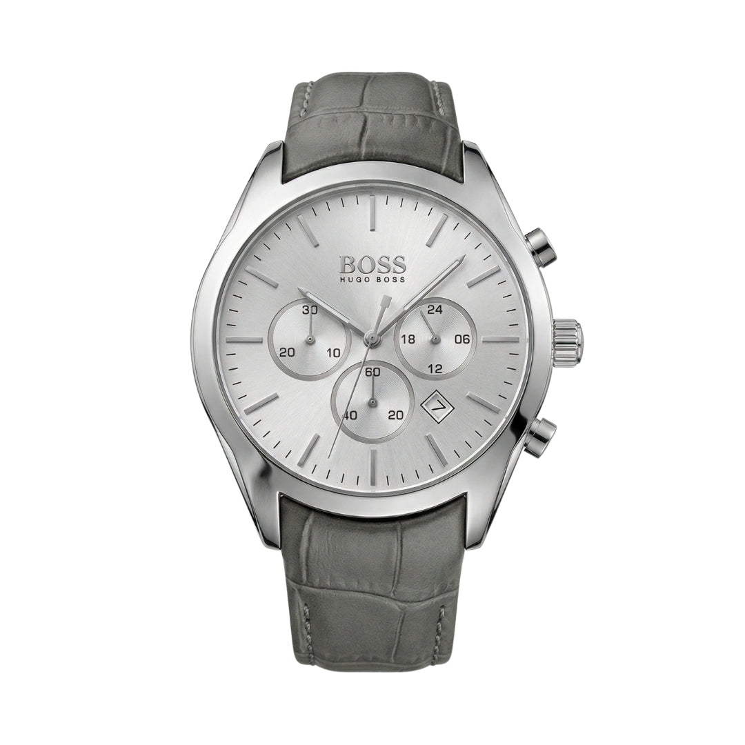 Hugo boss Grey leather